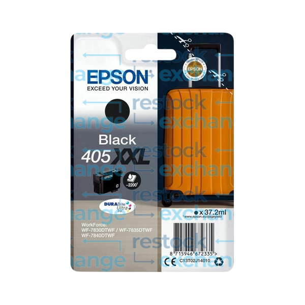 Epson 405XXL C13T02J14010 Black H/C Ink Cartridge
