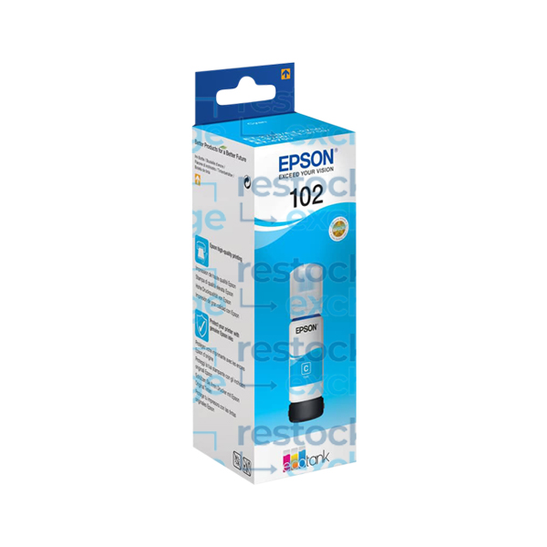 Epson 102 C13T03R240 Cyan Ink Bottle