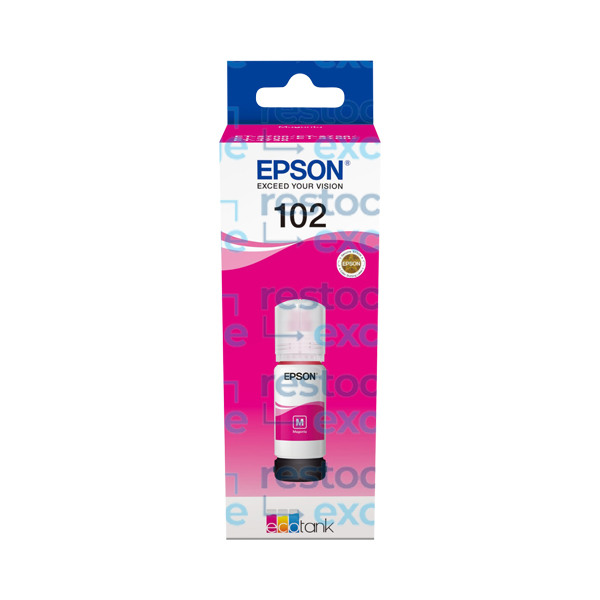 Epson 102 C13T03R340 Magenta Ink Bottle