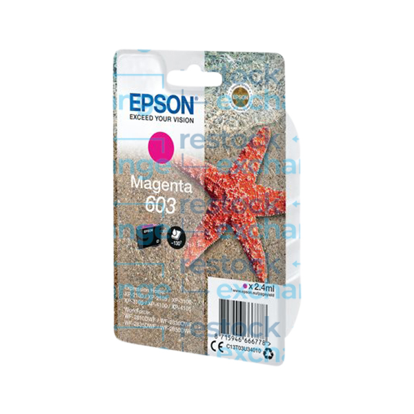 Epson 603 C13T03U34010 Magenta Ink Cartridge