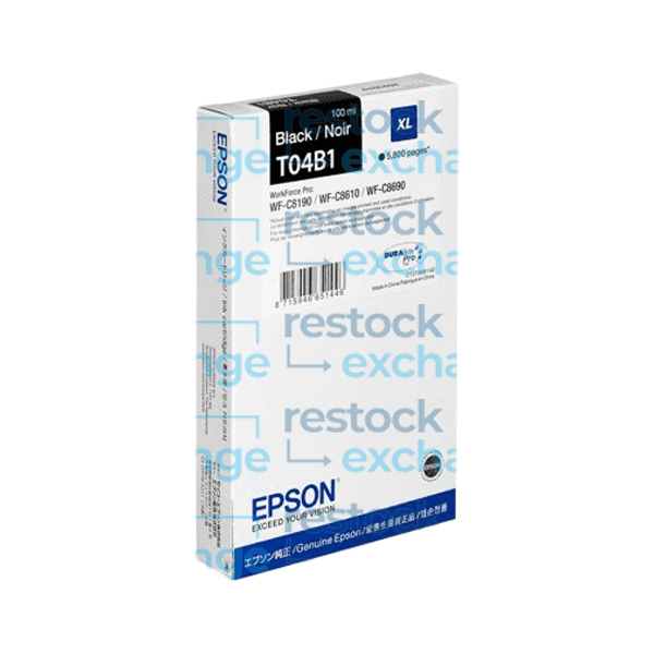 Epson T04B C13T04B14N Black Ink Cartridge