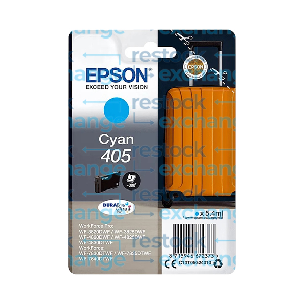Epson 405 C13T05G24010 Cyan Ink Cartridge