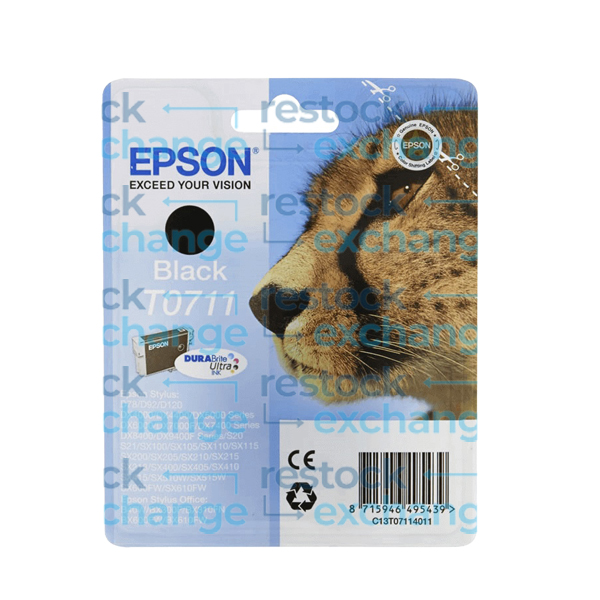 Epson T0711 C13T07114012 Black Ink Cartridge