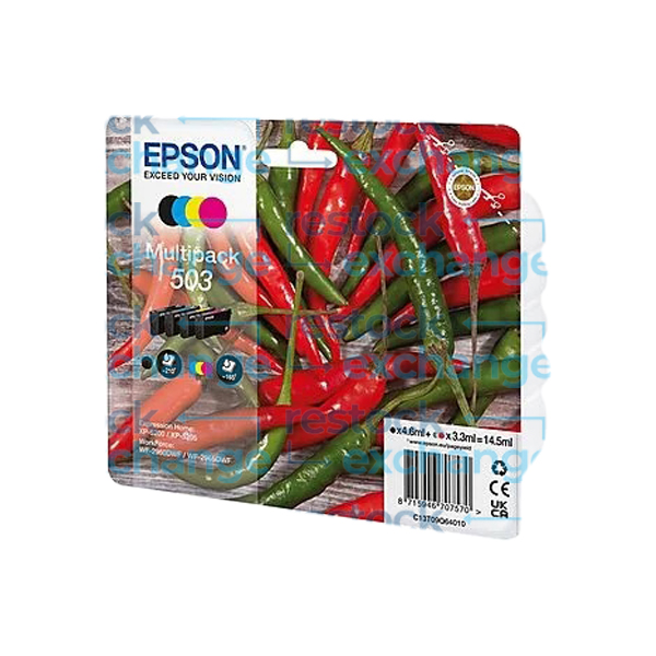 Epson 503 C13T09Q64010 CMYK Ink Cartridge Multipack