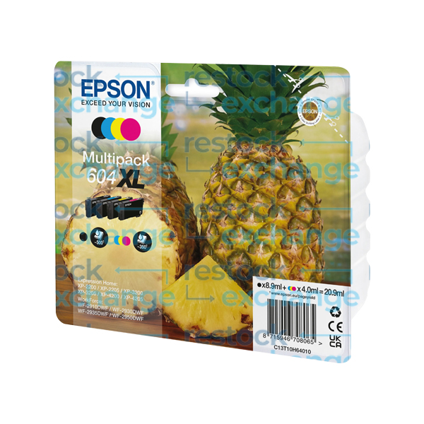Epson 604XL C13T10H64010 CMYK Ink Cartridge Multipack