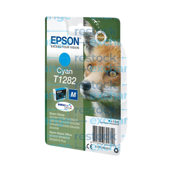 Epson T1282 C13T12824012 Cyan Ink Cartridge