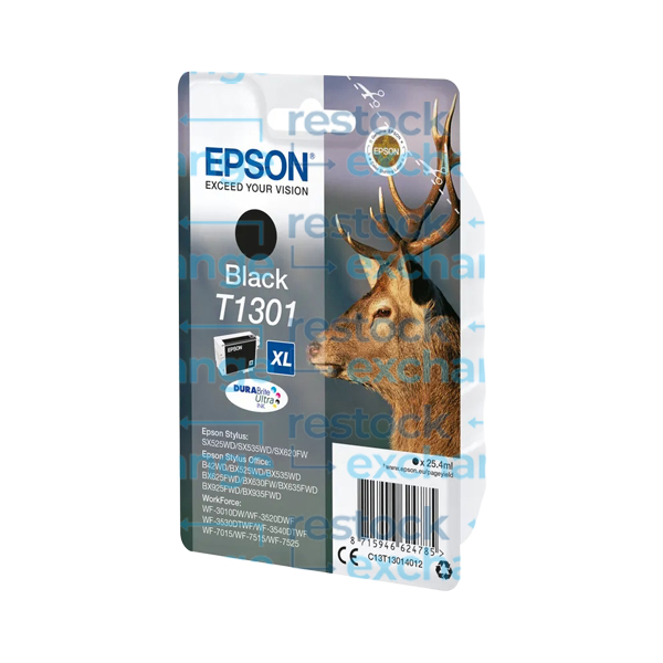 Epson T1301 C13T13014012 Black Ink Cartridge
