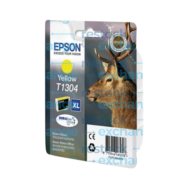 Epson T1304 C13T13044012 Yellow Ink Cartridge