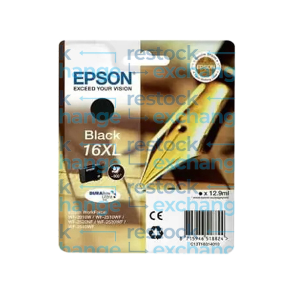 Epson 16XL C13T16314012 Black H/C Ink Cartridge