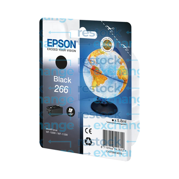 Epson T266 C13T26614010 Black Ink Cartridge