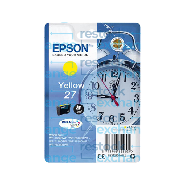 Epson 27 C13T27044012 Yellow Ink Cartridge