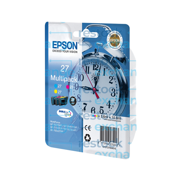 Epson 27 C13T27054012 CMY Ink Cartridge Multipack