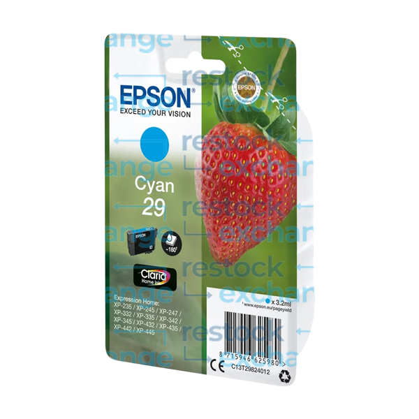 Epson 29 C13T29824012 Cyan Ink Cartridge