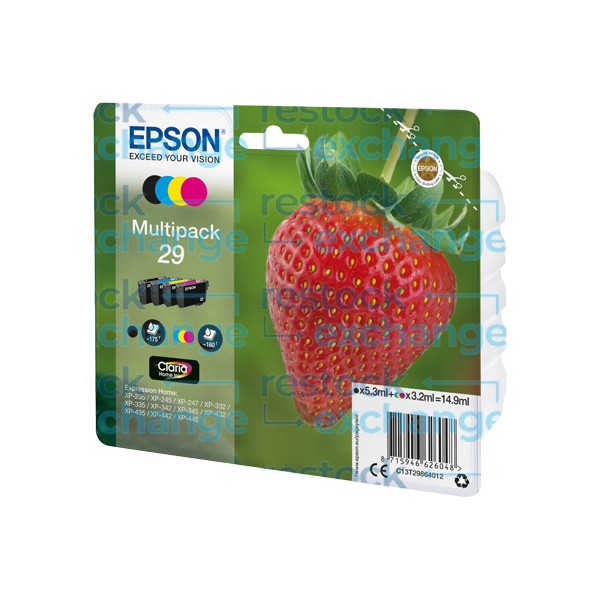 Epson 29 C13T29864511 CMYK Ink Cartridge Multipack