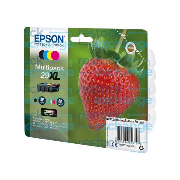 Epson 29XL C13T29964012 CMYK Ink Cartridge Multipack