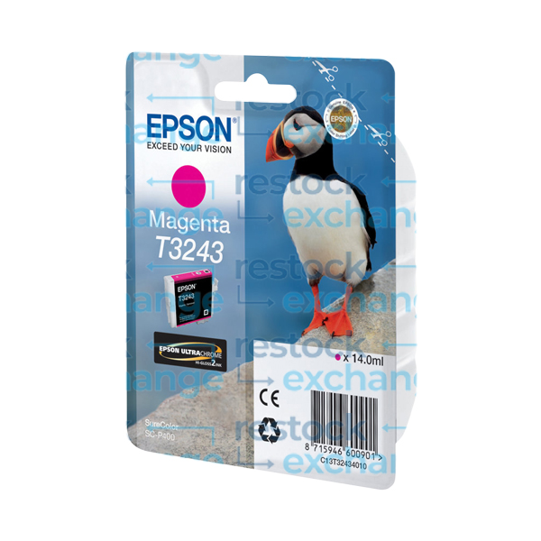 Epson T324 C13T32434010 Magenta Ink Cartridge