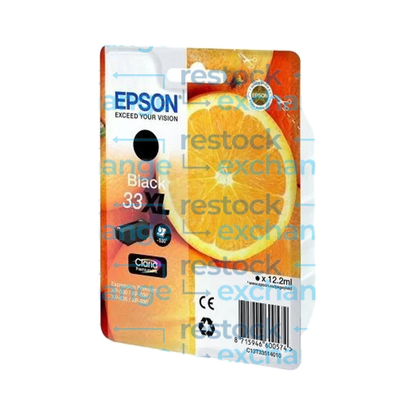Epson 33XL C13T33514012 Black H/C Ink Cartridge