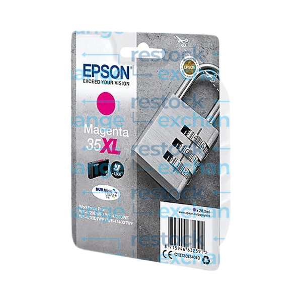 Epson 35XL C13T35934010 Magenta H/C Ink Cartridge