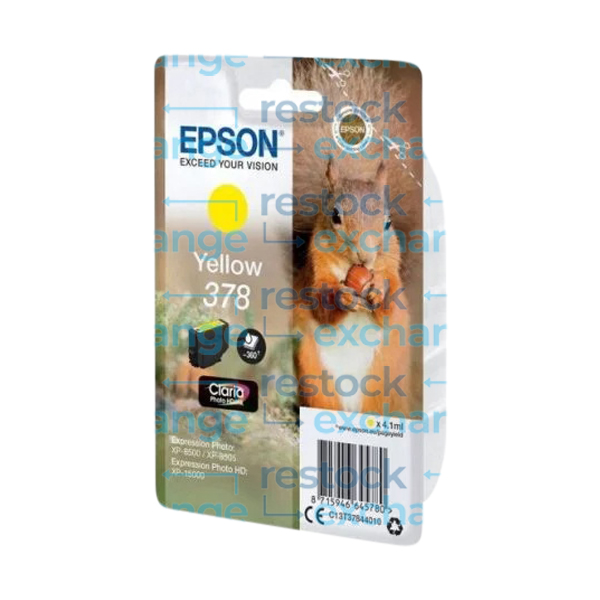 Epson 378 C13T37844010 Yellow Ink Cartridge