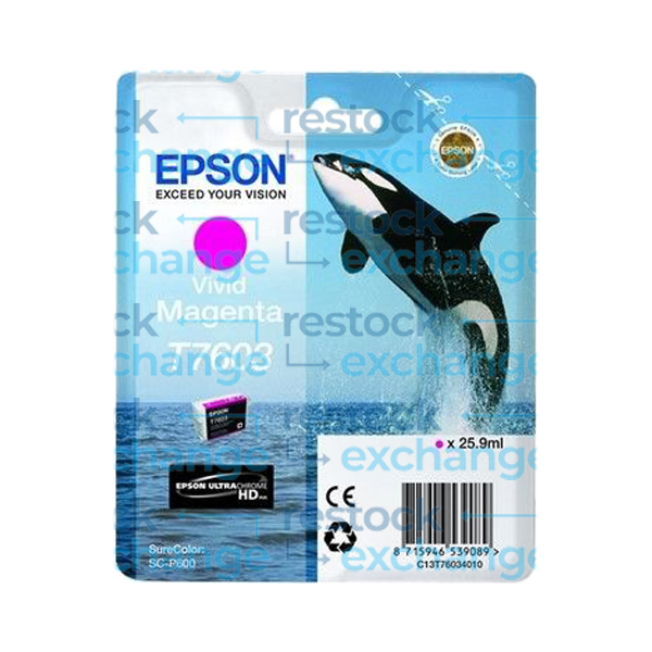 Epson T7603 C13T76034010 Magenta Ink Cartridge