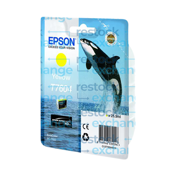 Epson T7604 C13T76044010 Yellow Ink Cartridge