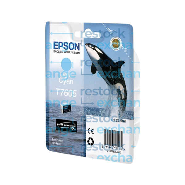 Epson T7605 C13T76054010 Light Cyan Ink Cartridge