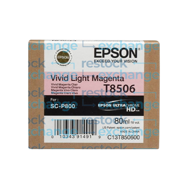 Epson T8506 C13T85060N Vivid Light Magenta Ink Cartridge