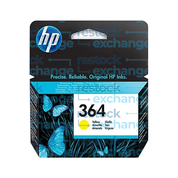HP CB320EE 364 Yellow Ink Cartridge