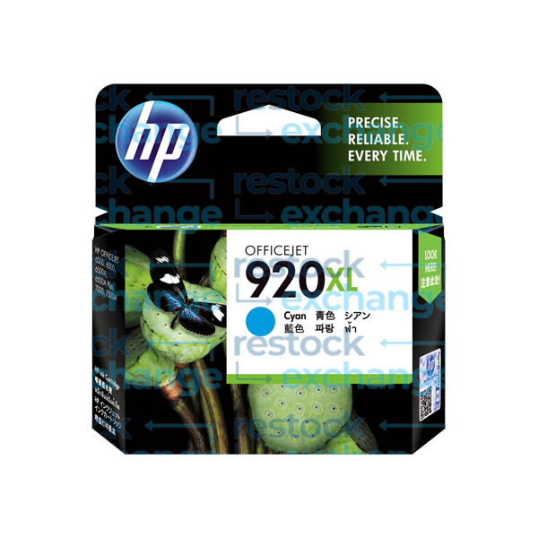 HP CD972AE 920XL Cyan H/C Ink Cartridge