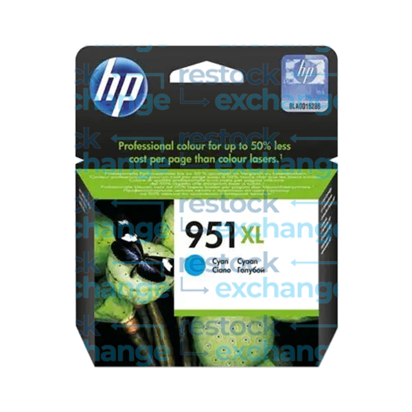 HP CN046AE 951XL Cyan H/C Ink Cartridge
