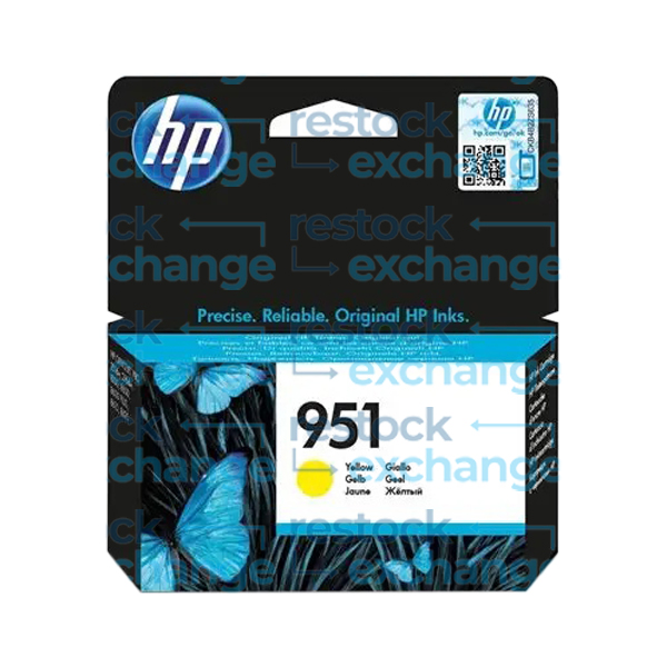 HP CN052AE 951 Yellow Ink Cartridge