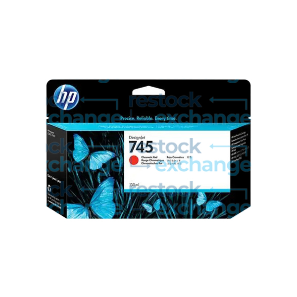 HP F9K00A 745 Chromatic Red Ink Cartridge