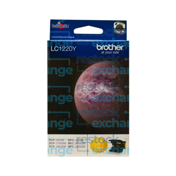 Brother LC1220Y Yellow Ink Cartridge