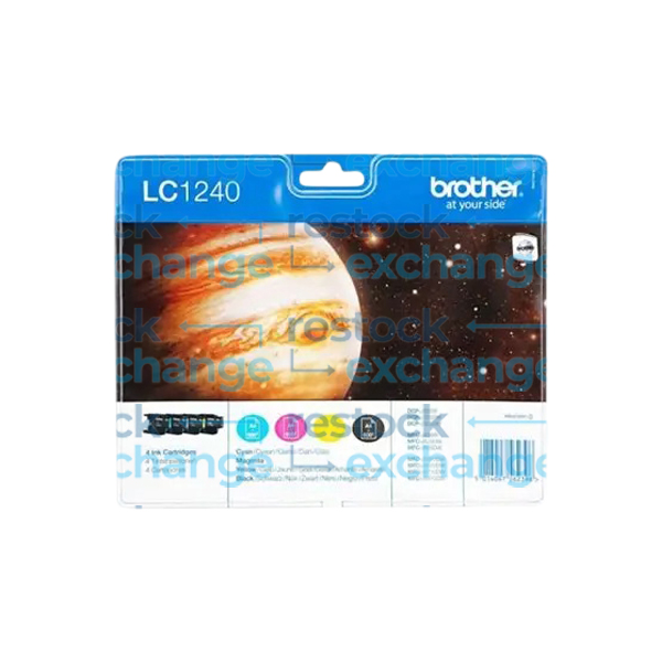 Brother LC1240 Multipack - Full Set of 4 Ink Cartridges - LC1240VALBP
