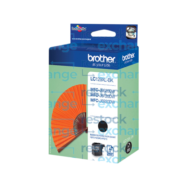 Brother LC129XLBK Black H/C Ink Cartridge