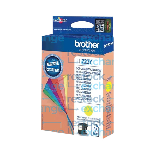 Brother LC223Y Yellow Ink Cartridge