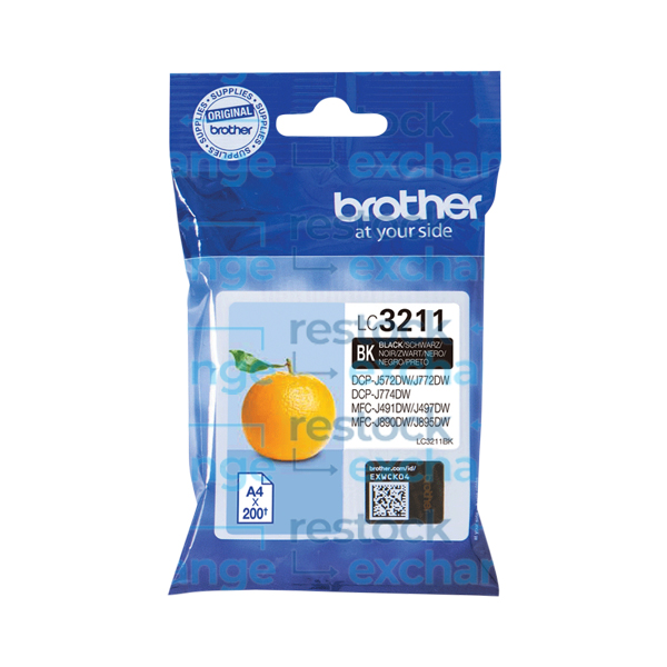 Brother LC3211BK Black Ink Cartridge