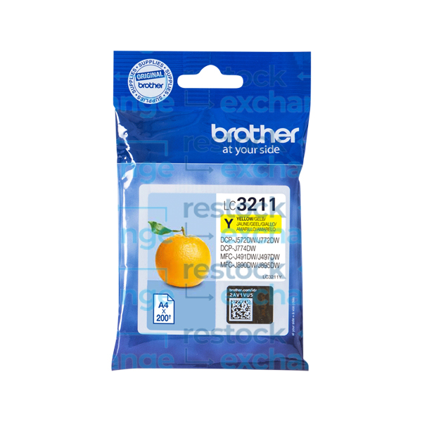 Brother LC3211Y Yellow Ink Cartridge