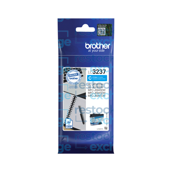 Brother LC3237C Cyan Ink Cartridge