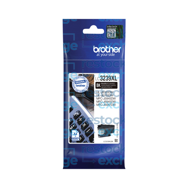 Brother LC3239XLBK Black H/C Ink Cartridge