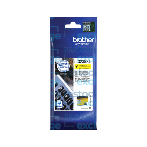 Brother LC3239XLY Yellow H/C Ink Cartridge