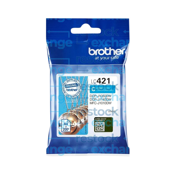 Brother LC421C Cyan Ink Cartridge