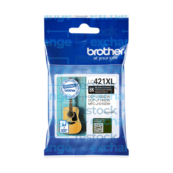 Brother LC421XLBK Black H/C Ink Cartridge