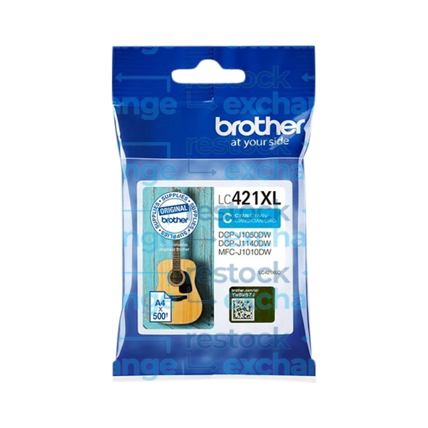 Brother LC421XLC Cyan H/C Ink Cartridge