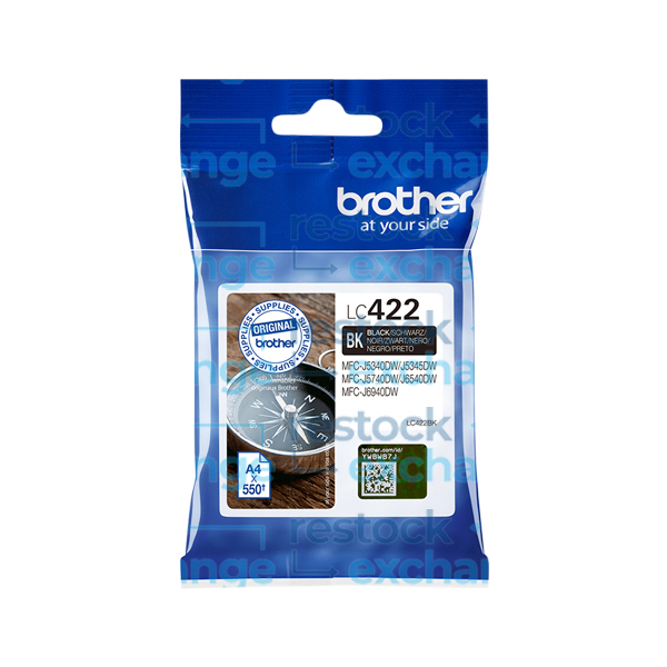 Brother LC422BK Black Ink Cartridge