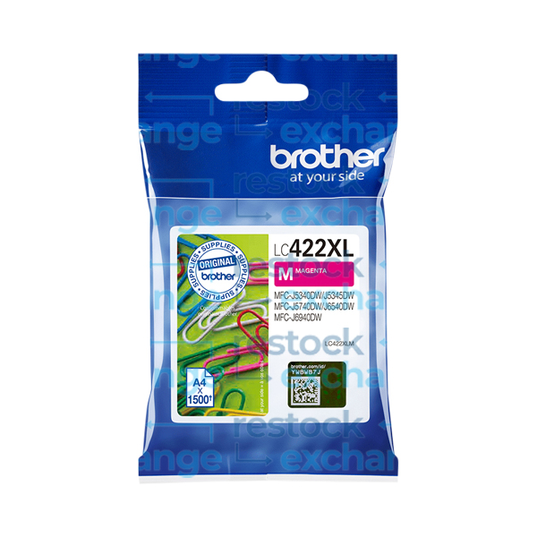 Brother LC422XLM Magenta H/C Ink Cartridge