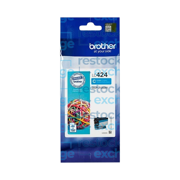 Brother LC424C Cyan Ink Cartridge