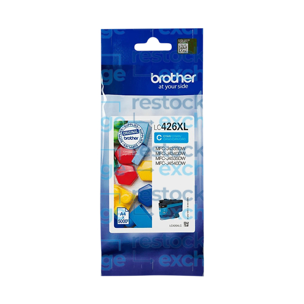 Brother LC426XLC Cyan H/C Ink Cartridge