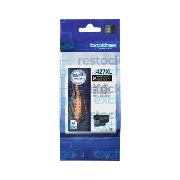 Brother LC427XLBK Black H/C Ink Cartridge