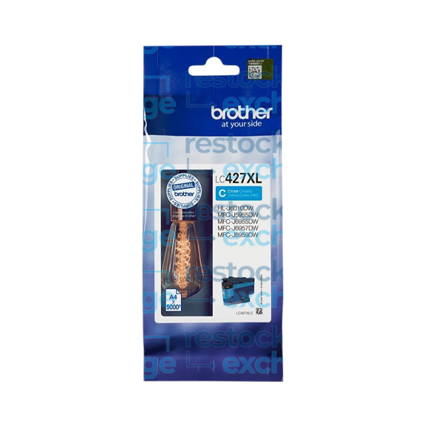 Brother LC427XLC Cyan H/C Ink Cartridge